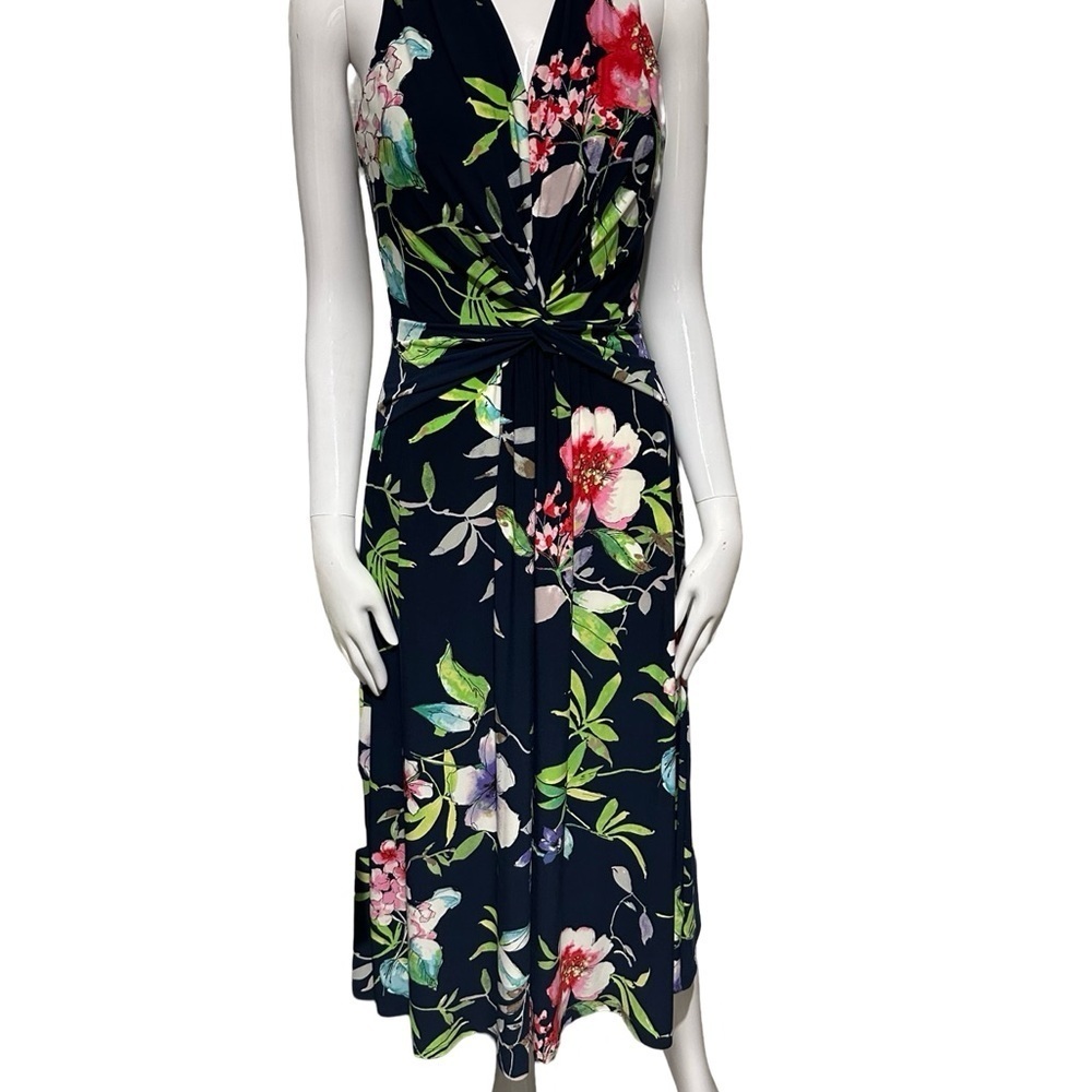 Chaps Floral Sleeveless Dress - Picture 6 of 9